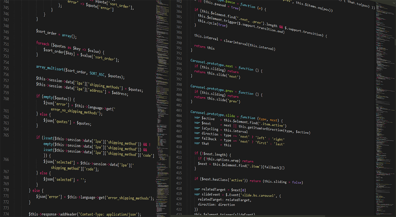 Web code in an editor — a PWA is built with standard web technologies plus a service worker and a manifest file.