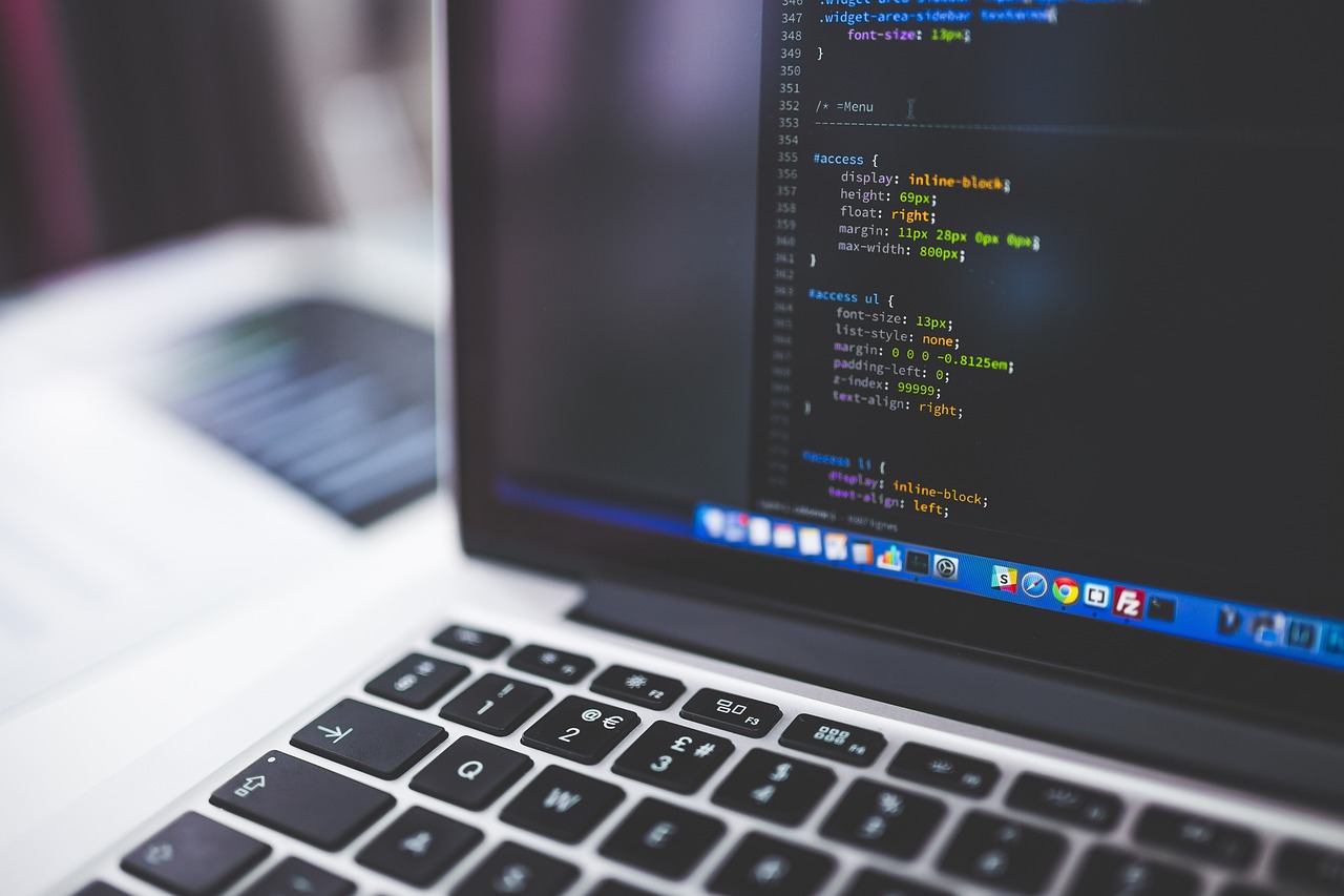 Lines of CSS source code in a code editor.